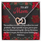 Necklace Gift To Mom Interlocking Hearts - Giftsmojo