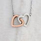 Necklace Gift To Mom Interlocking Hearts - Giftsmojo