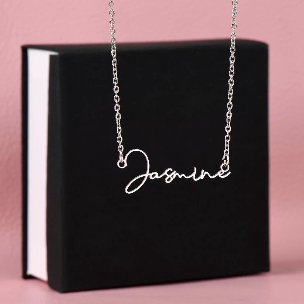Personalized Signature Name Necklace - Great Gift for Birthday, Christmas and Other Special Events - Giftsmojo