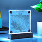 Square Acrylic Plaque Gift for Wife - To My Beautiful Wife - Giftsmojo