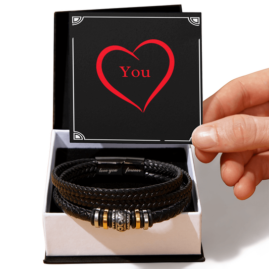 Love You Forever Men's Bracelet