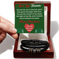 Merry Christmas Bracelet I Love you forever Men's Bracelet - Giftsmojo