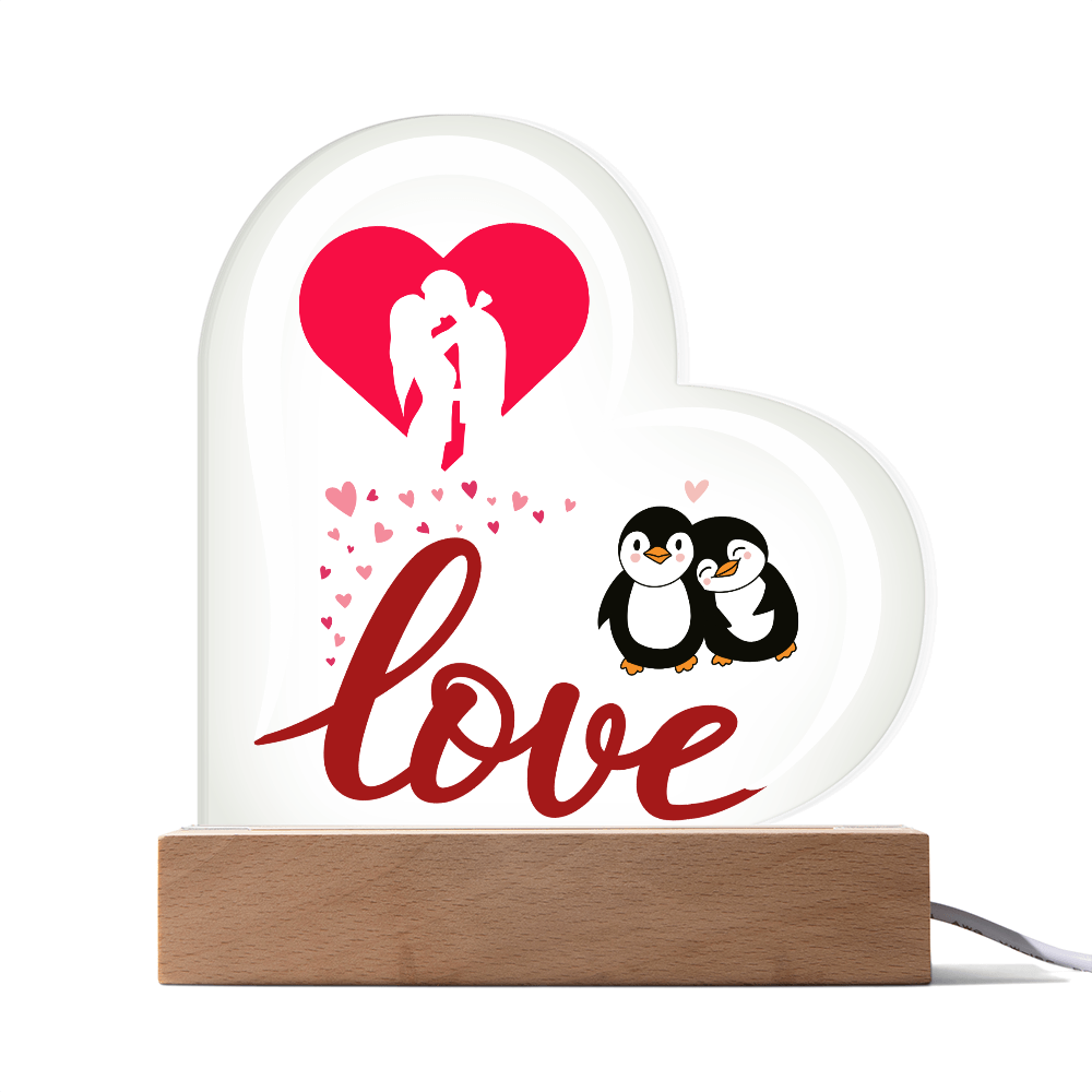 Honey I Love You Heart Acrylic Plaque