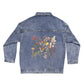 Floral Oversized Women's Denim Jacket