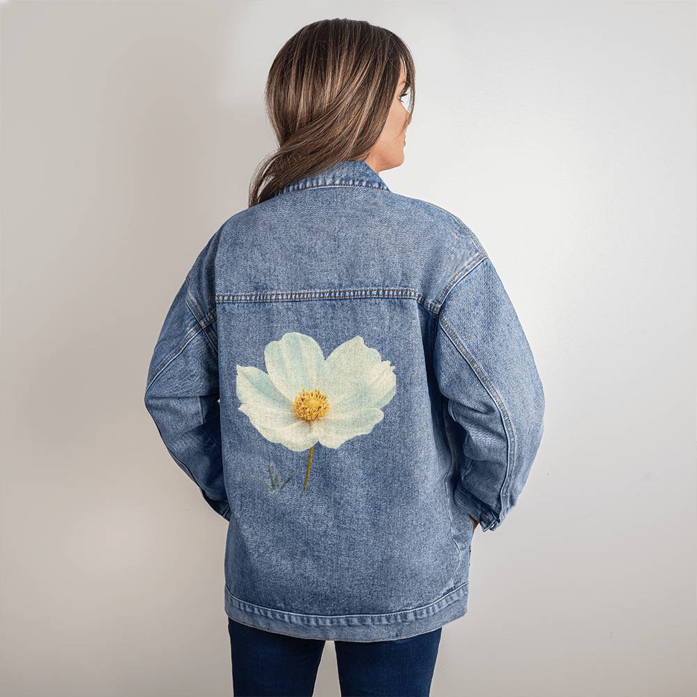 Oversized Women's DTG Denim Jacket