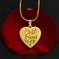 Personalized Engraved Heart Necklace for Friend