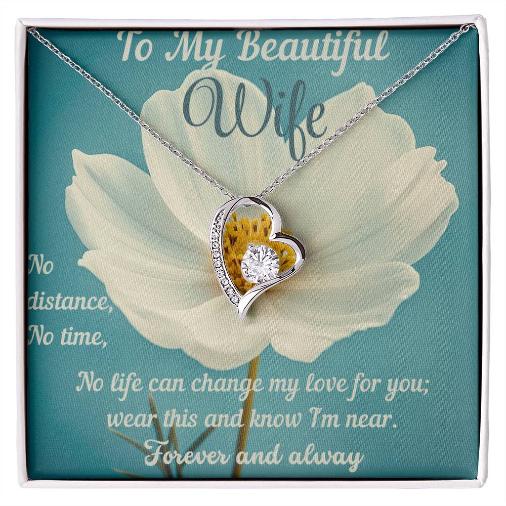 Custom Necklace For Women Future Wife Jewelry Christmas Birthday Valentine's Gifts For Wife Message Card