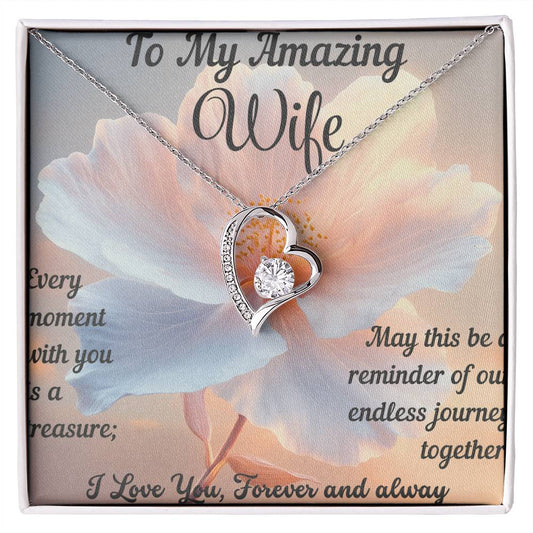 Necklace For Women Future Wife Jewelry Christmas Birthday Valentine's Gifts For Wife Message Card