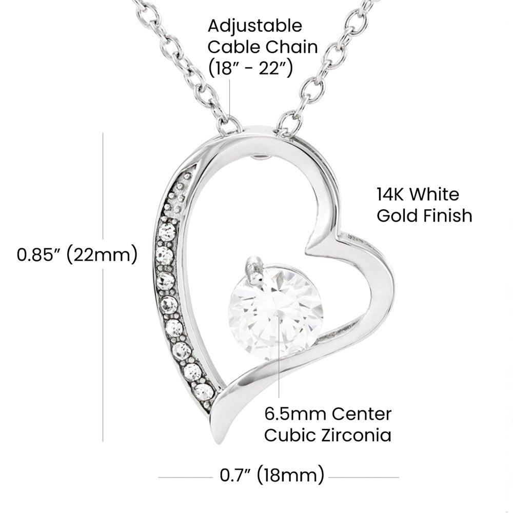 Gift To My daughter from Dad - Forever Love Necklace - Giftsmojo