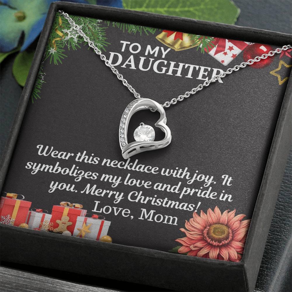 Gift To My Daughter from Mom - Forever Love Necklace - Giftsmojo