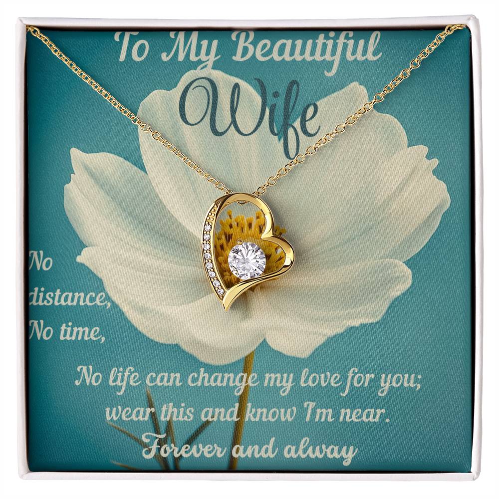 Custom Necklace For Women Future Wife Jewelry Christmas Birthday Valentine's Gifts For Wife Message Card