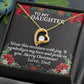Gift To My daughter from Dad - Forever Love Necklace - Giftsmojo