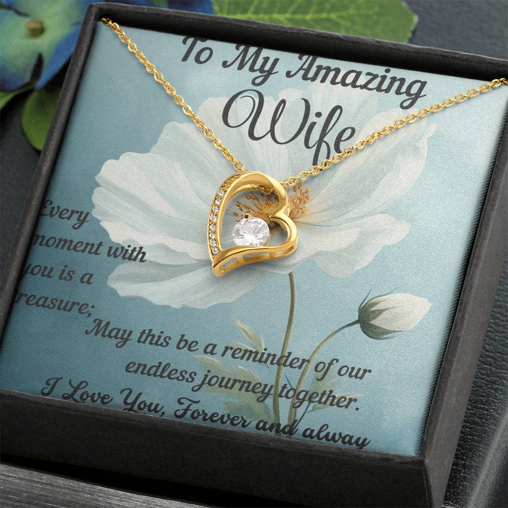 Custom Necklace For Women Future Wife Jewelry Christmas Birthday Valentine's Gifts For Wife Message Card