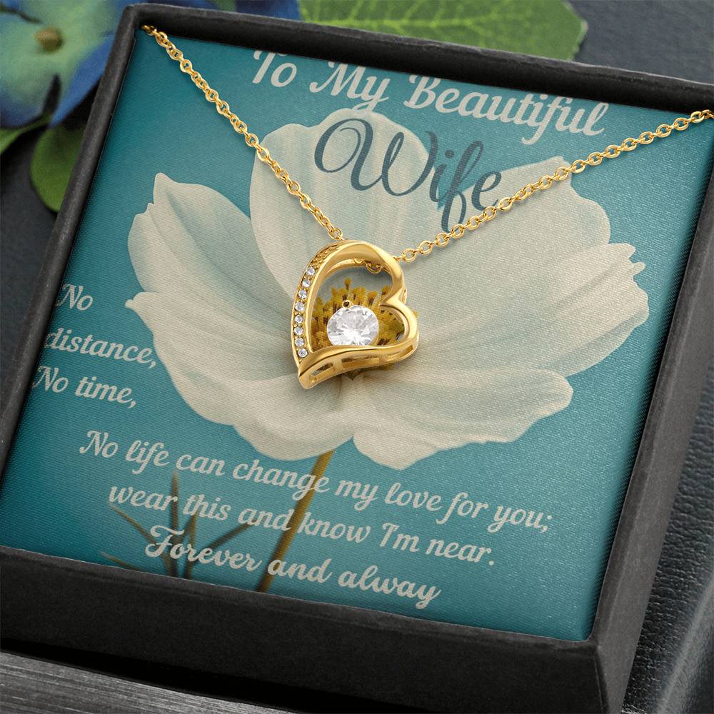 Custom Necklace For Women Future Wife Jewelry Christmas Birthday Valentine's Gifts For Wife Message Card