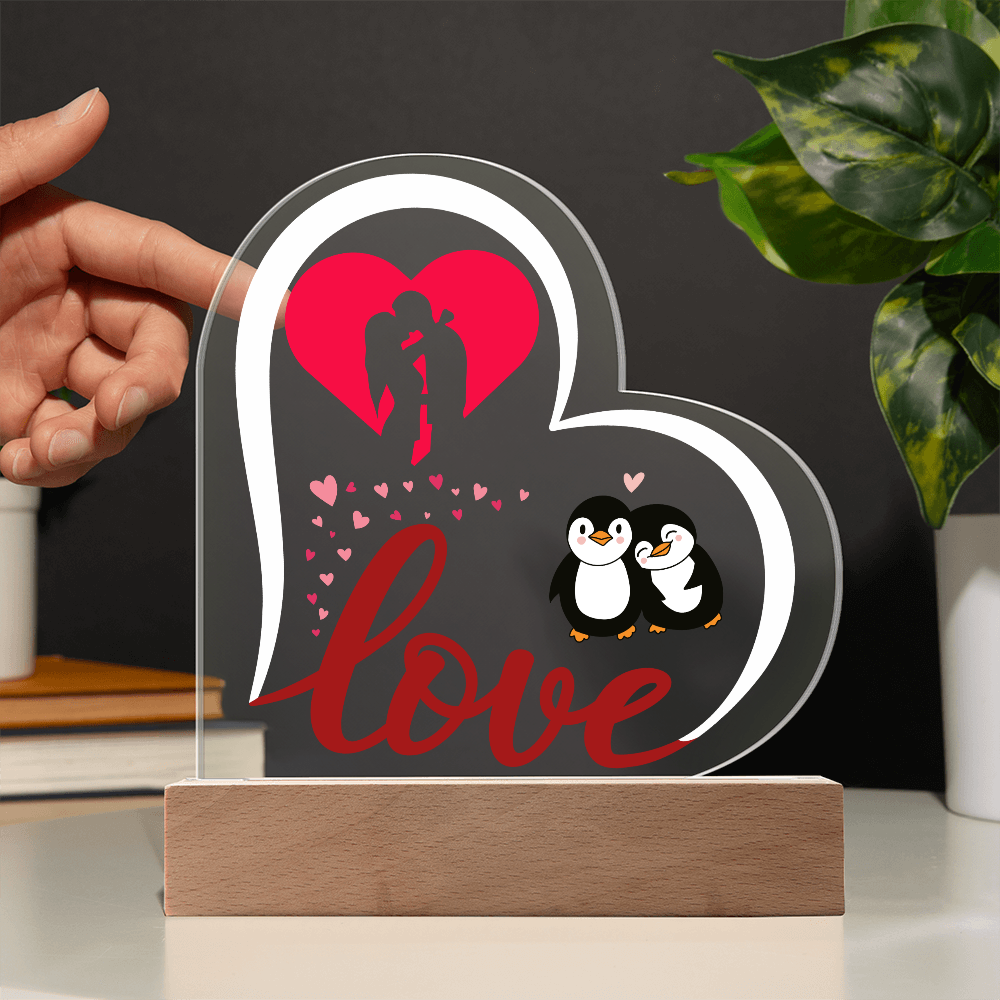 Honey I Love You Heart Acrylic Plaque