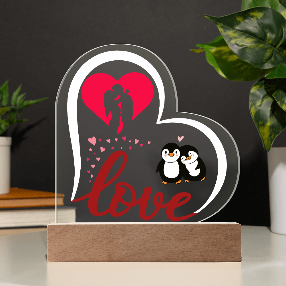 Honey I Love You Heart Acrylic Plaque