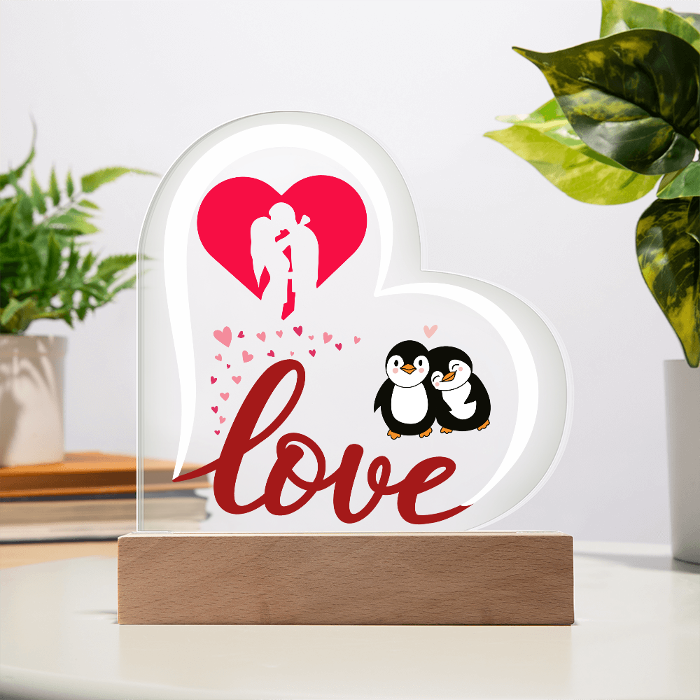 Honey I Love You Heart Acrylic Plaque