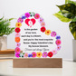 Valentine Heart Acrylic Plaque