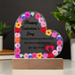 Couple's Valentine Heart Acrylic Plaque