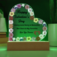 Couple's Valentine Heart Acrylic Plaque
