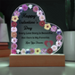 Couple's Valentine Heart Acrylic Plaque