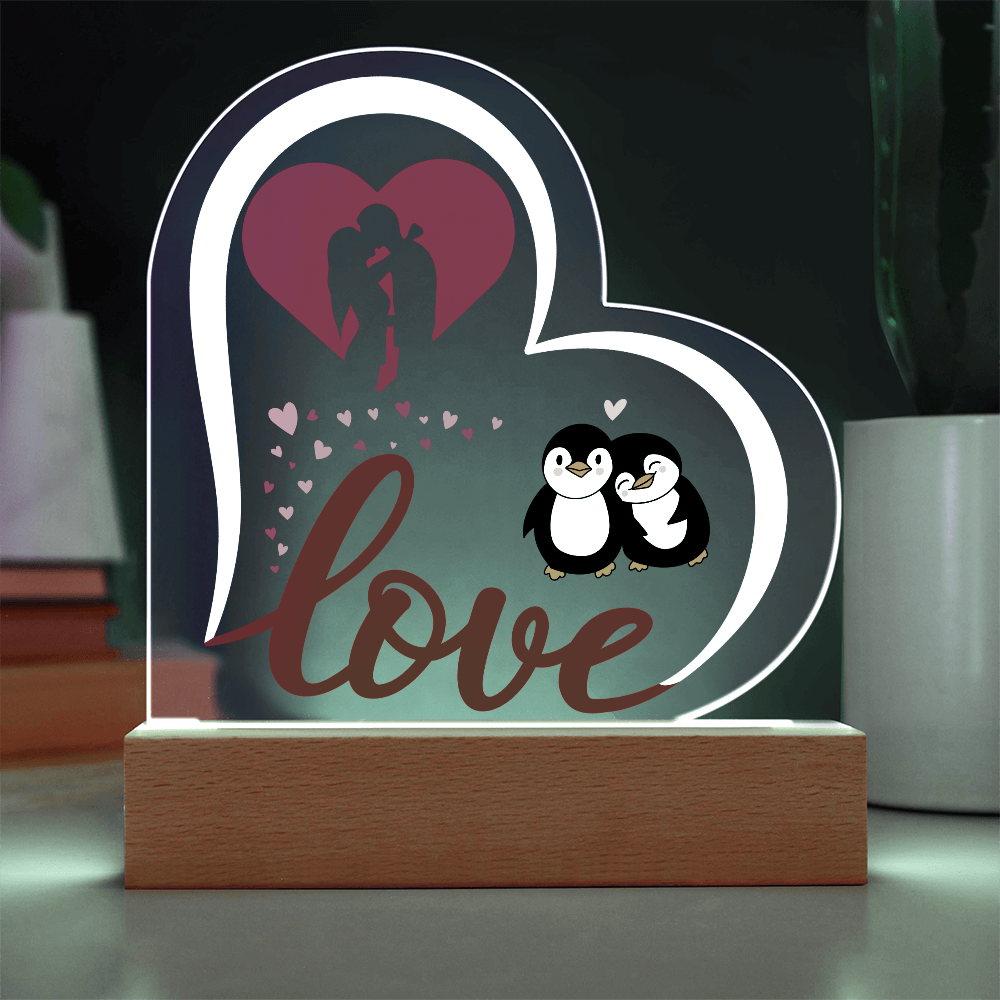 Honey I Love You Heart Acrylic Plaque