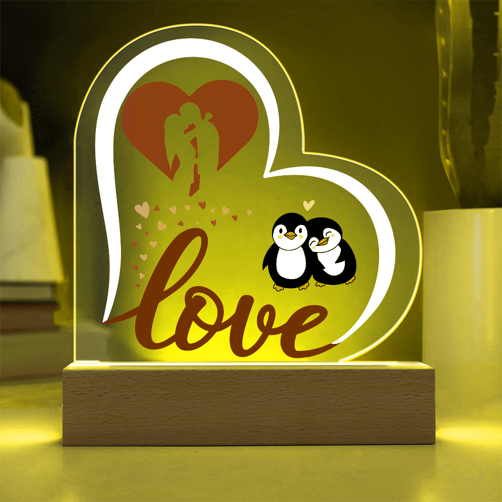 Honey I Love You Heart Acrylic Plaque