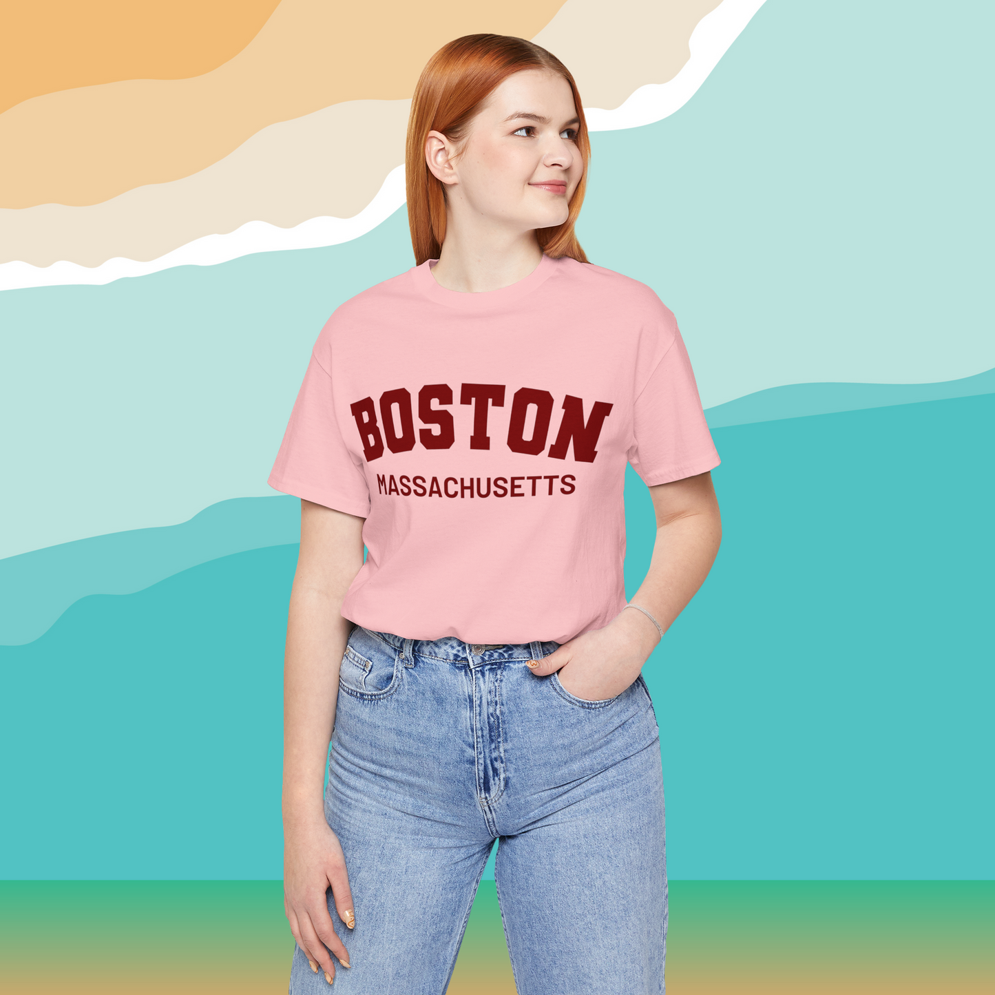 Boston Tshirt - Perfect Souvenir for Your Summer Vacation in Boston