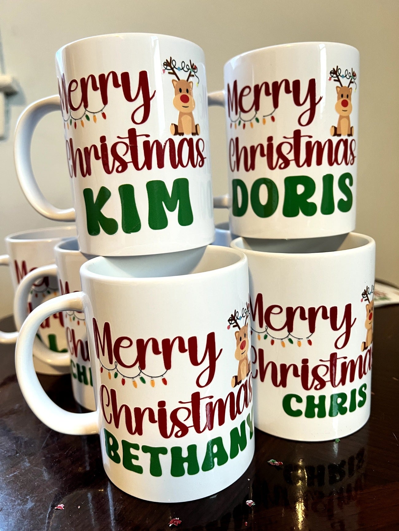 Personalized Christmas Mugs Bulk