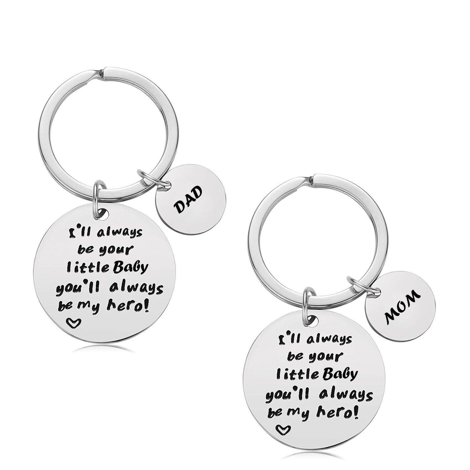 Gift For Parents Birthday Father Mother Day Anniversary Mom Dad Keychain Charm - Giftsmojo