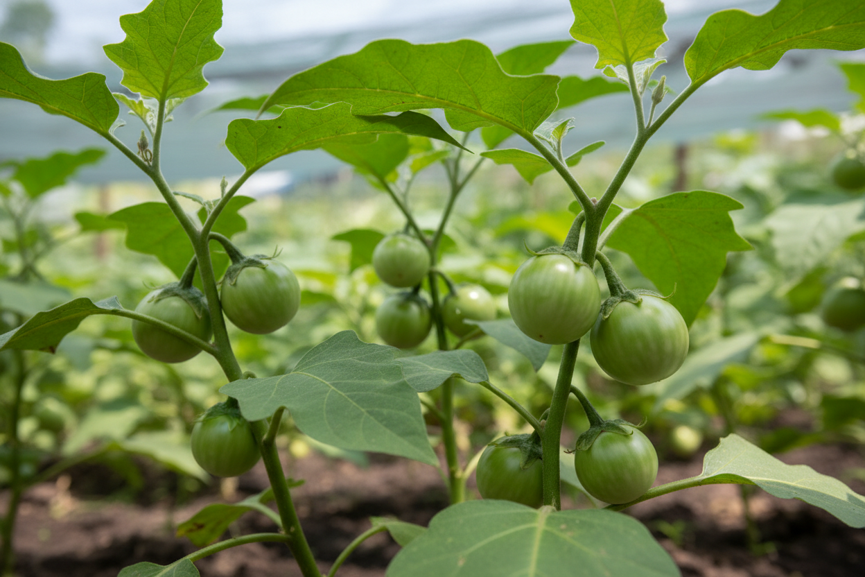 Anchia African Eggplant Seeds (Gboma) – Grow Exotic Heirloom Vegetable - Giftsmojo