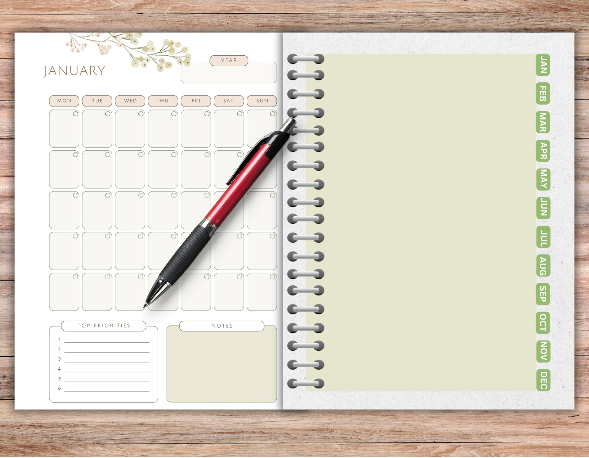 Daily Digital Planner – Organize Your Life with Ease