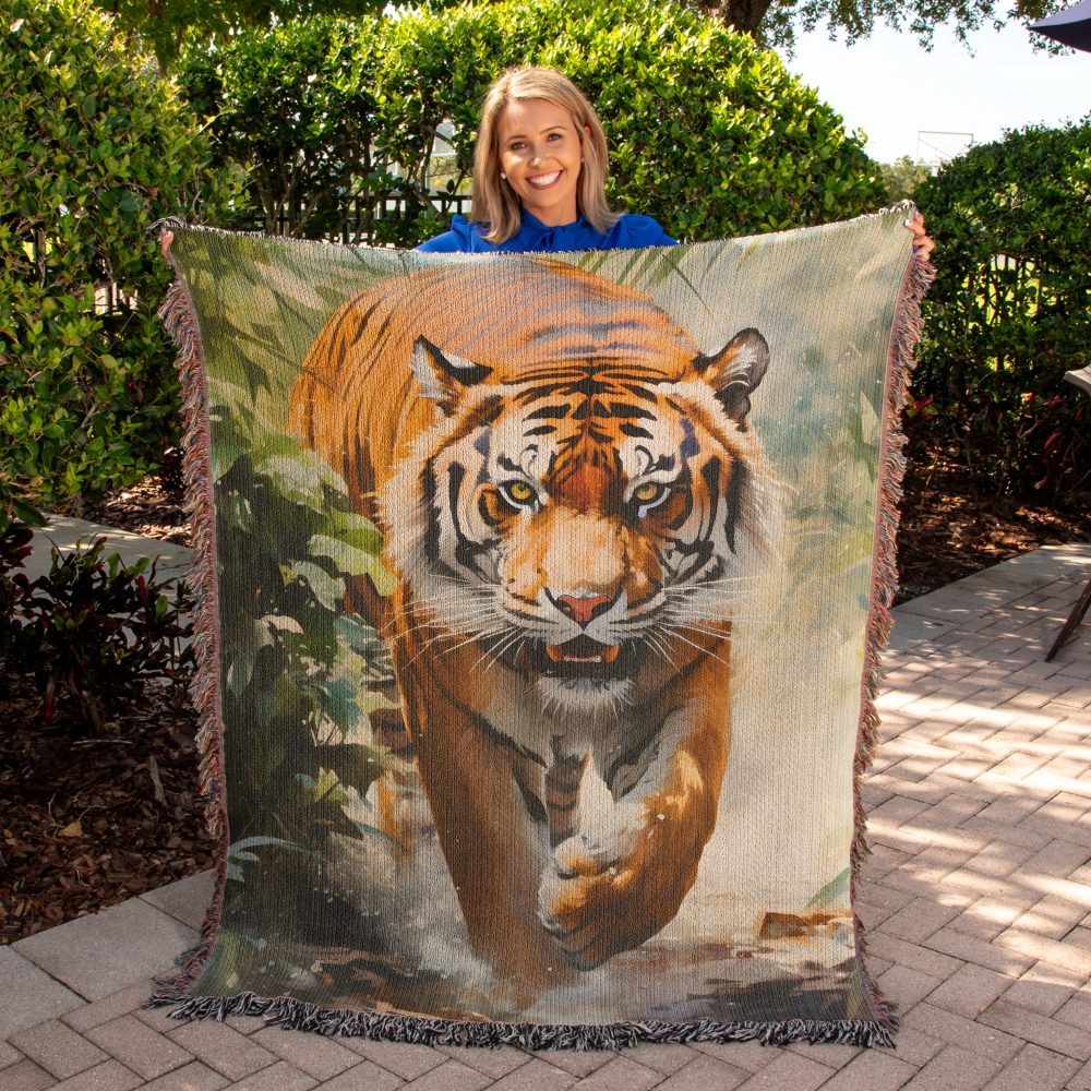 Custom Tiger Blanket