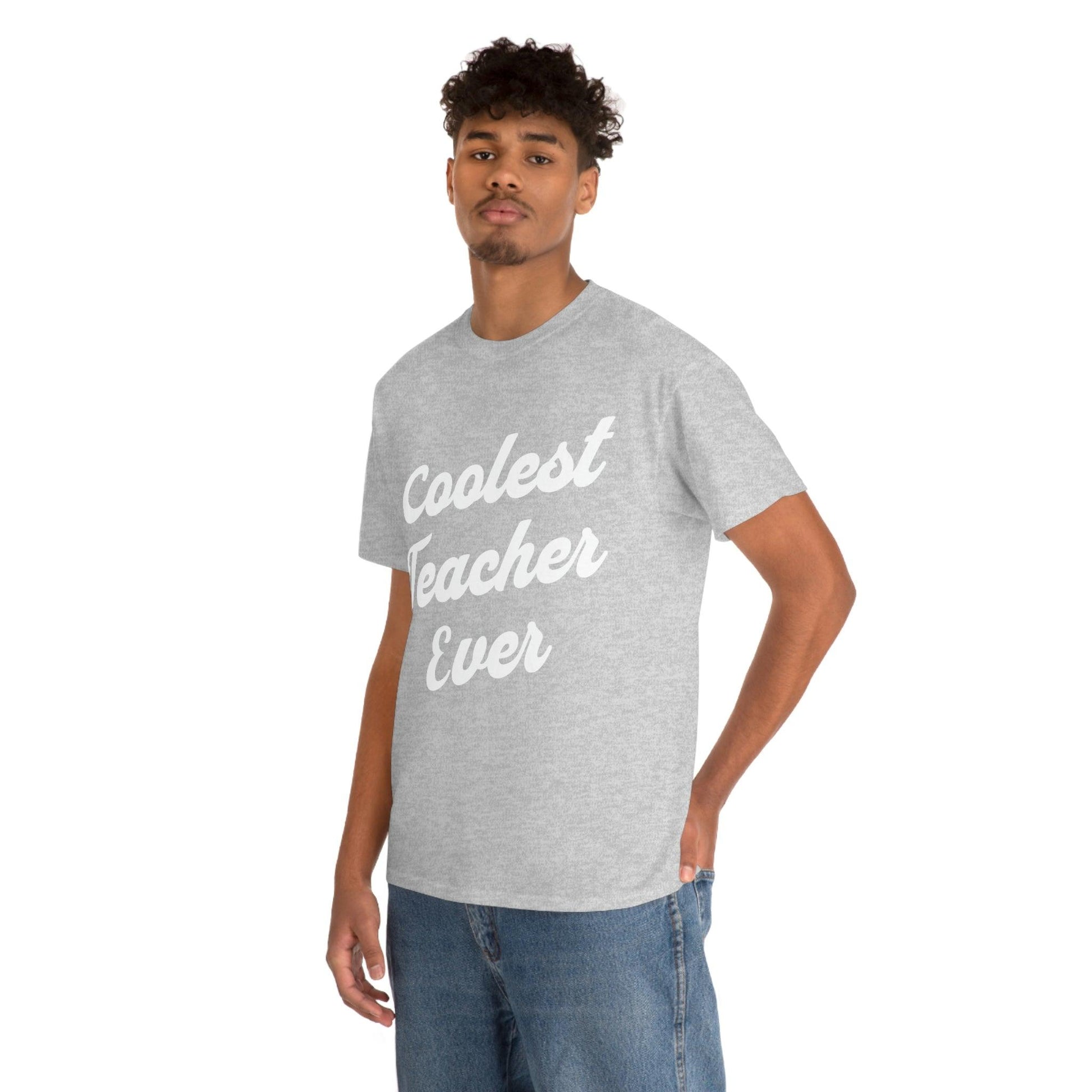 Coolest Teacher Ever T-Shirt - Giftsmojo