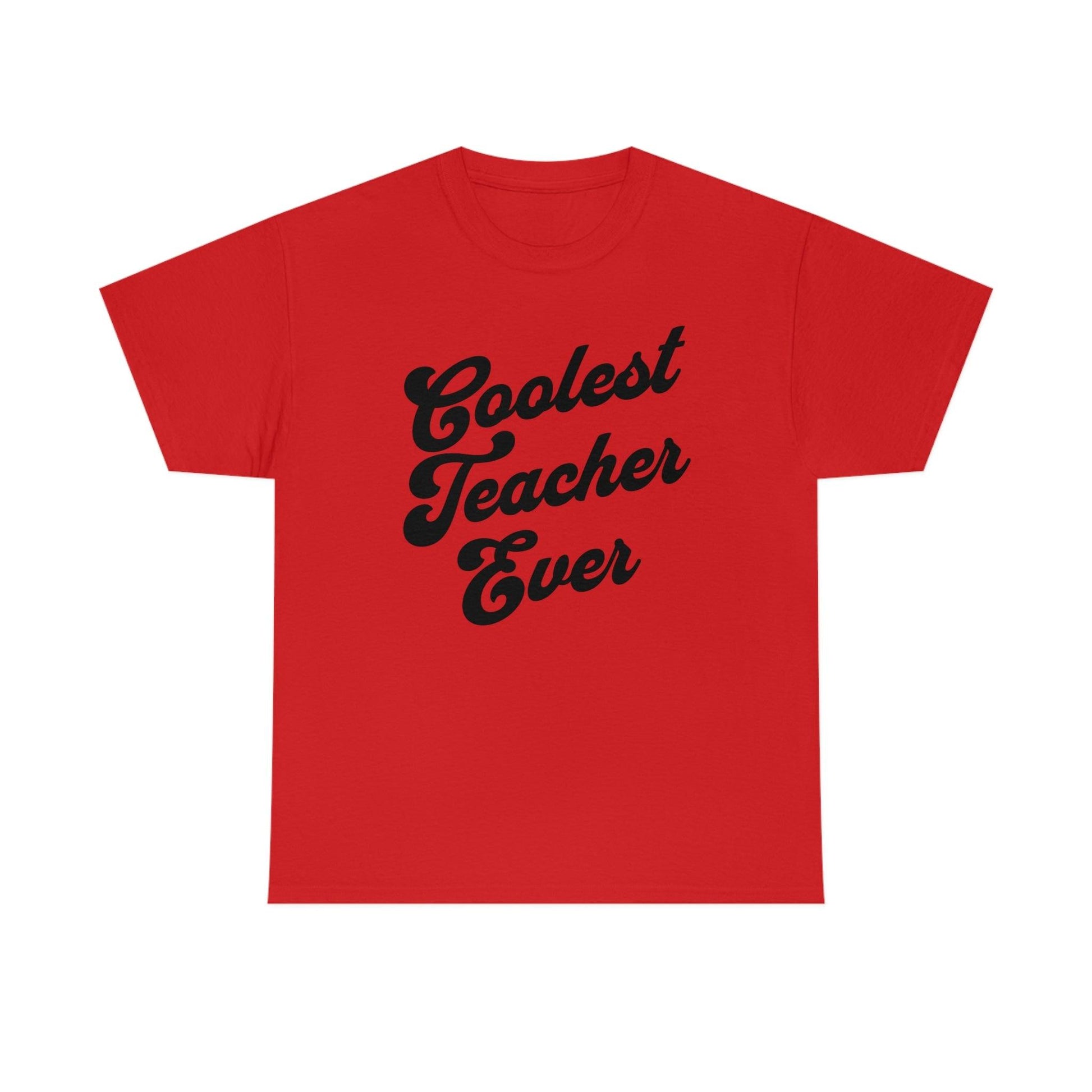 Coolest Teacher Ever Shirt - Giftsmojo