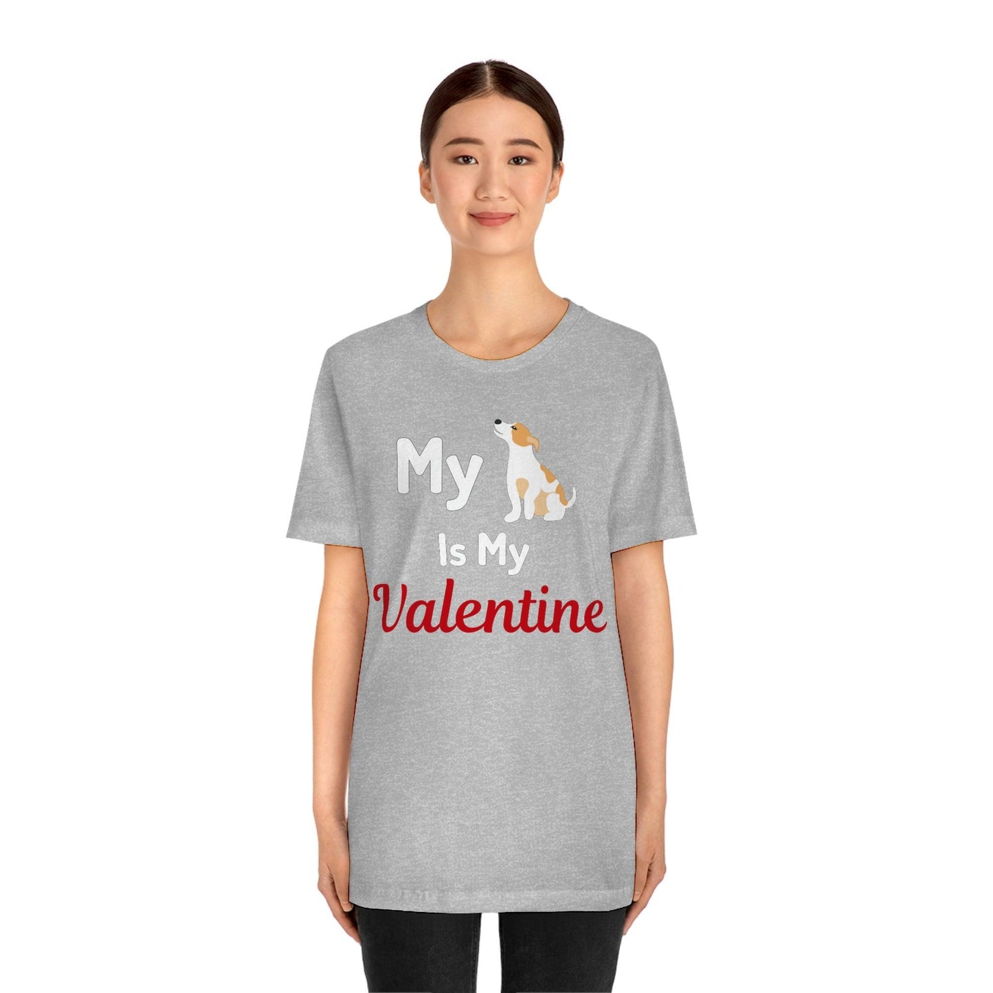 My Dog is My Valentine, Pet lover Valentine shirt - Dog lover gift - gift for pet lovers - Giftsmojo