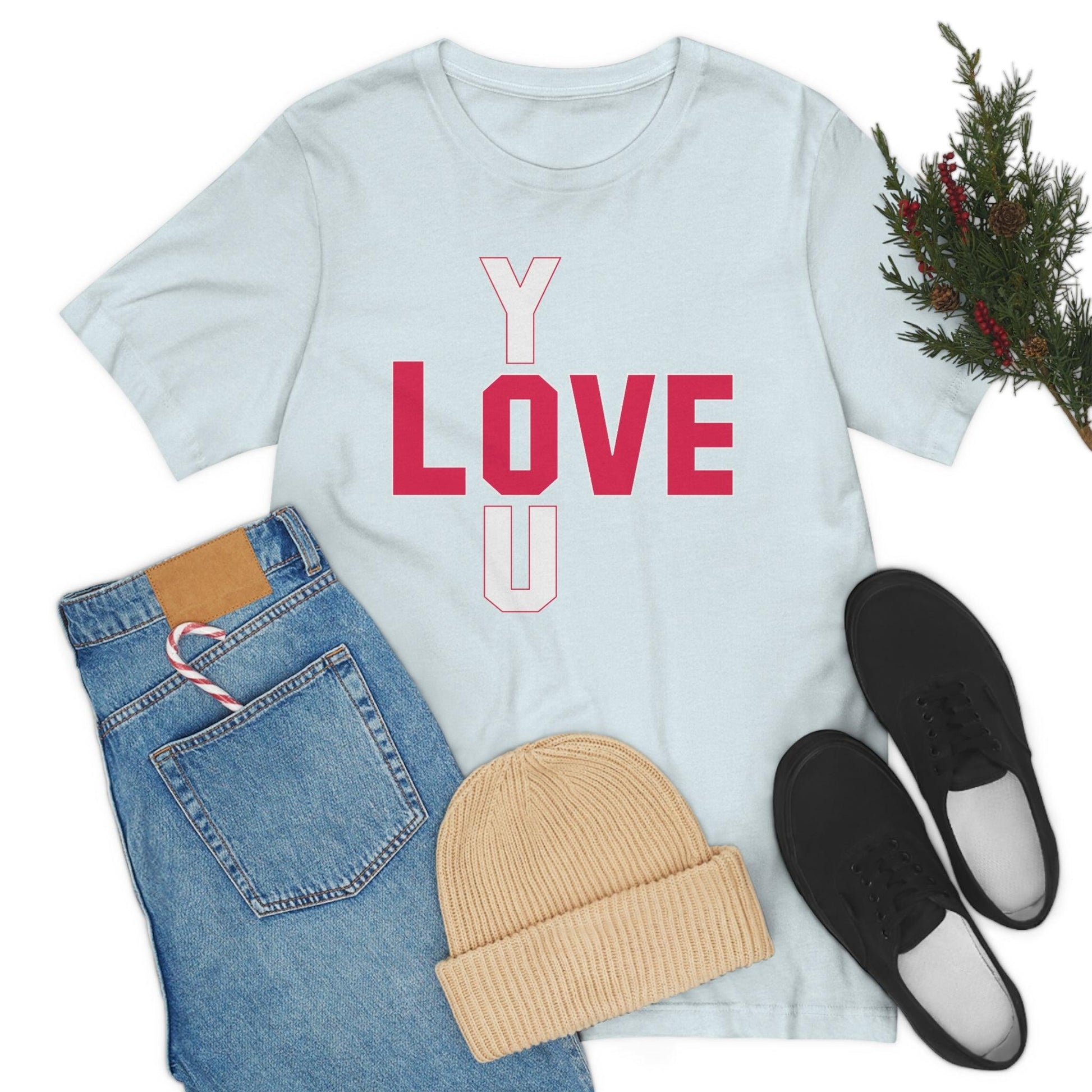 Love you Tshirt - Giftsmojo