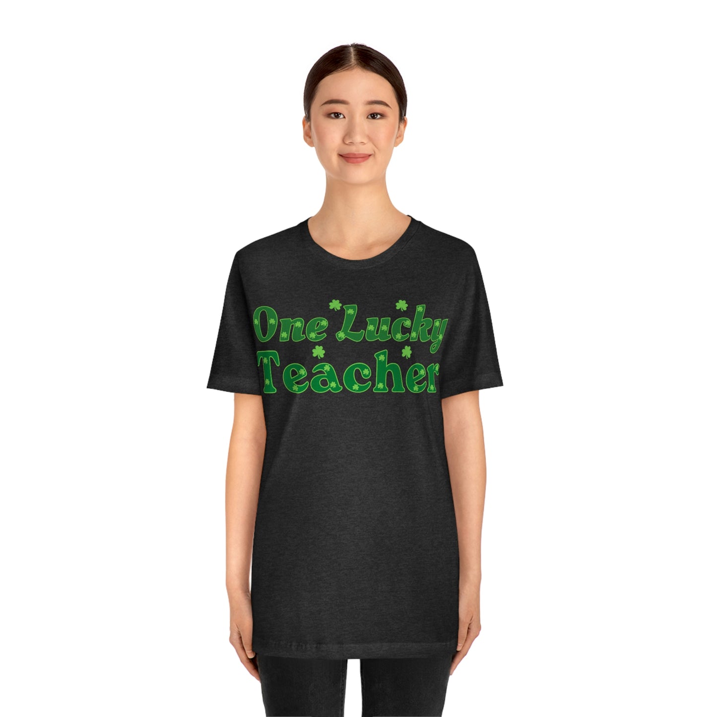 One Lucky Teacher Shirt feeling Lucky St Patrick's Day shirt - Funny St Paddy's day Funny Shirt