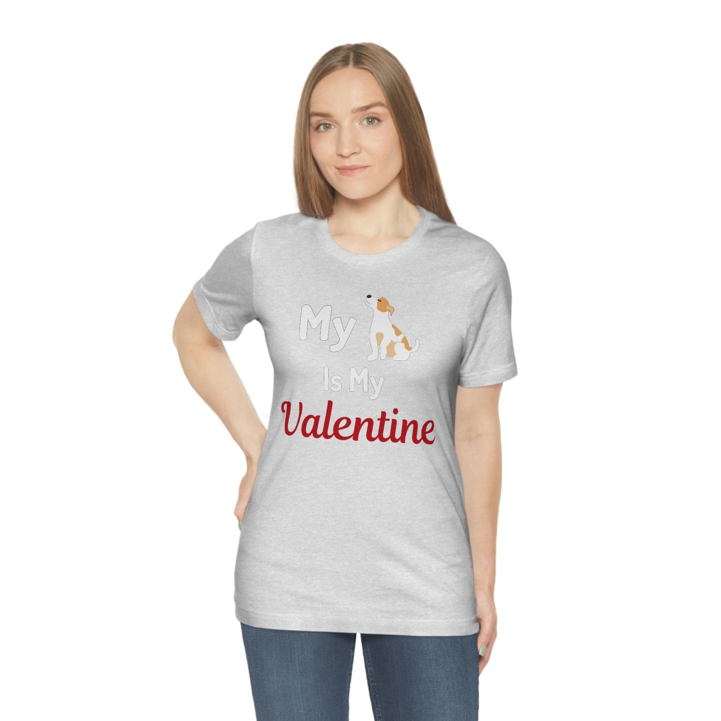 My Dog is My Valentine, Pet lover Valentine shirt - Dog lover gift - gift for pet lovers - Giftsmojo