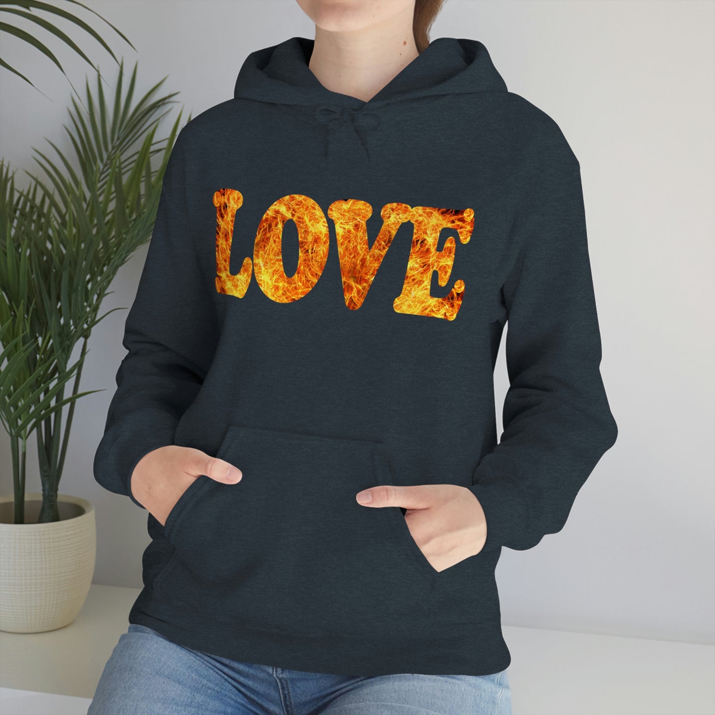 Love Fire Hooded Sweatshirt