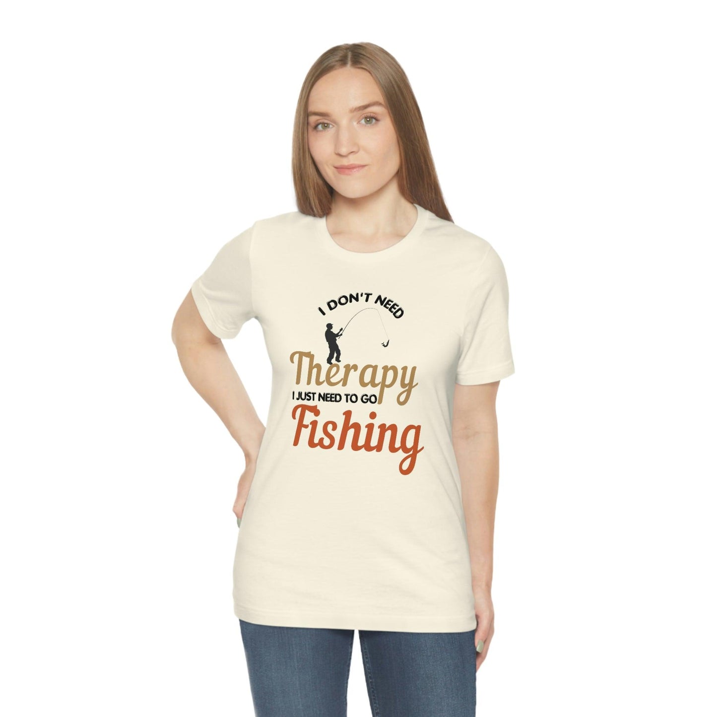 I don't need therapy I just need to go Fishing shirt, fishing shirt, dad shirt, father's day shirt, gift for Dad - Giftsmojo