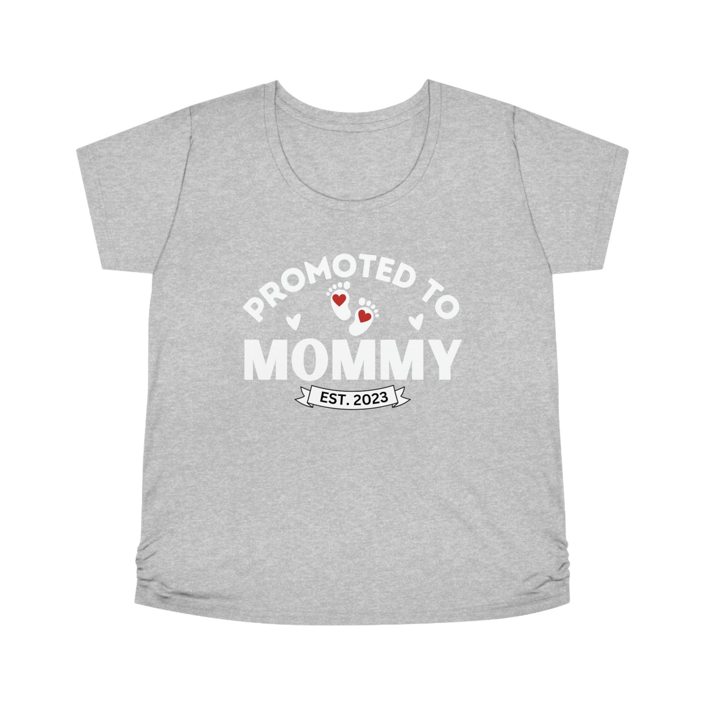 Promoted to Mommy shirt - New Mom tee - baby shower gift - Mom shirt -Women's Maternity Tee - Gift for new mom - mom to be gift