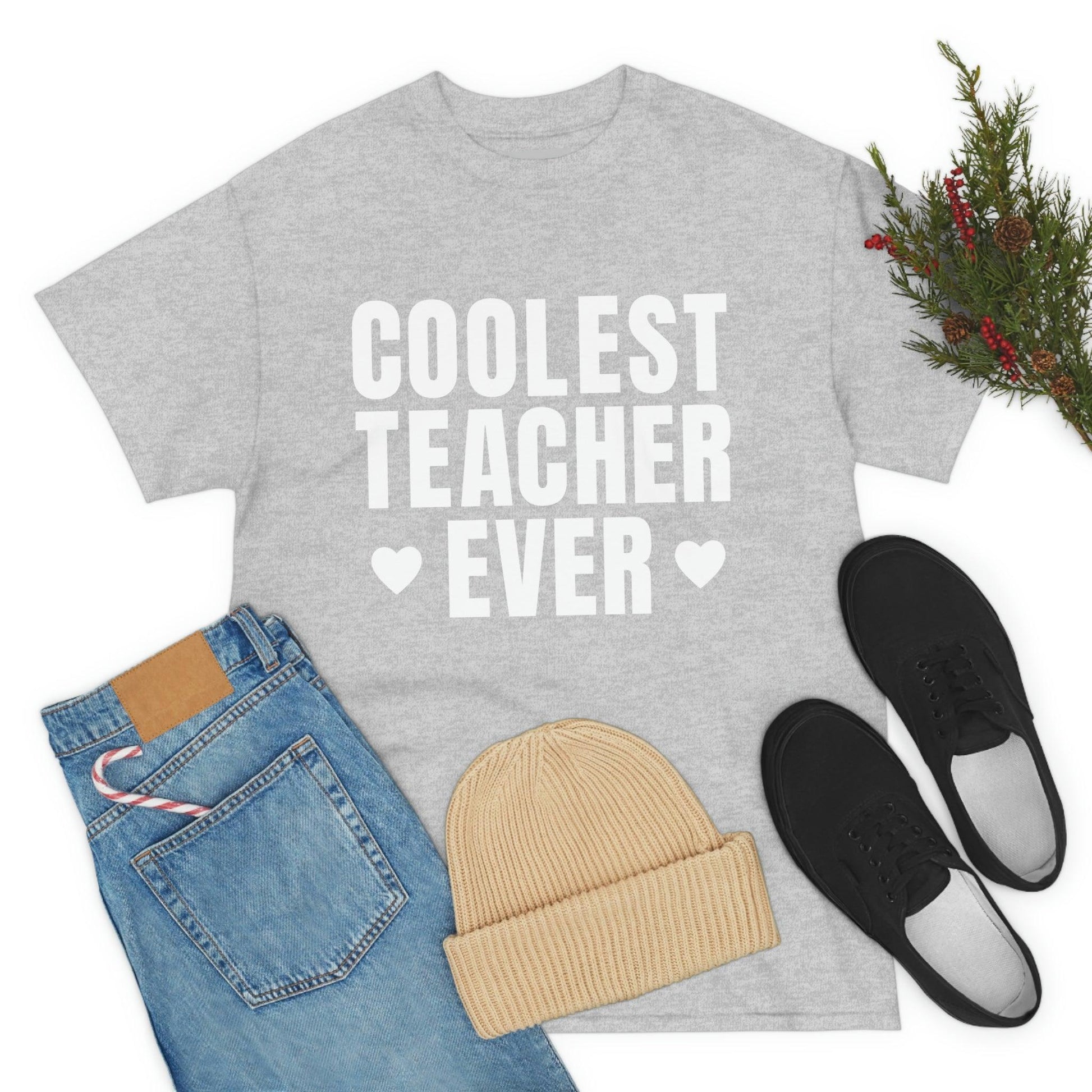 Coolest Teacher Ever Tee - Giftsmojo