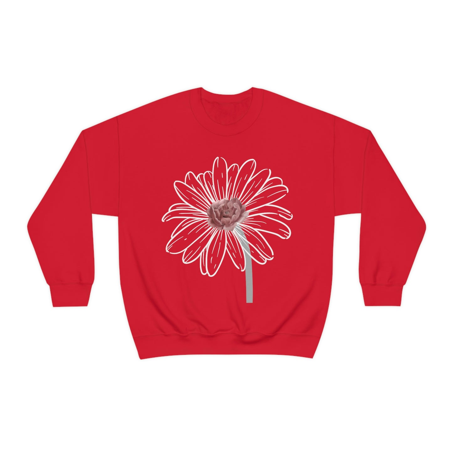 Floral Sweatshirt, Wildflower Sweatshirt, Flower sweatshirt, Wild Flowers