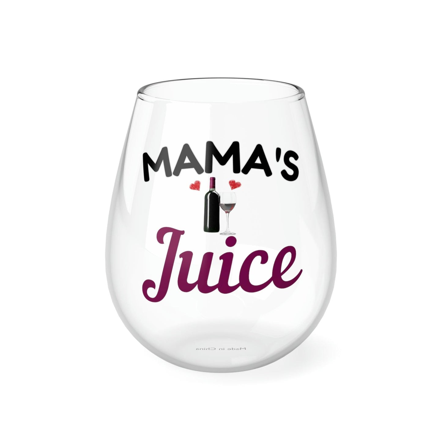 Mom wine glass Mama's Juice Wine Glass - Mother's Day Wine glass Gift for Mom - Giftsmojo