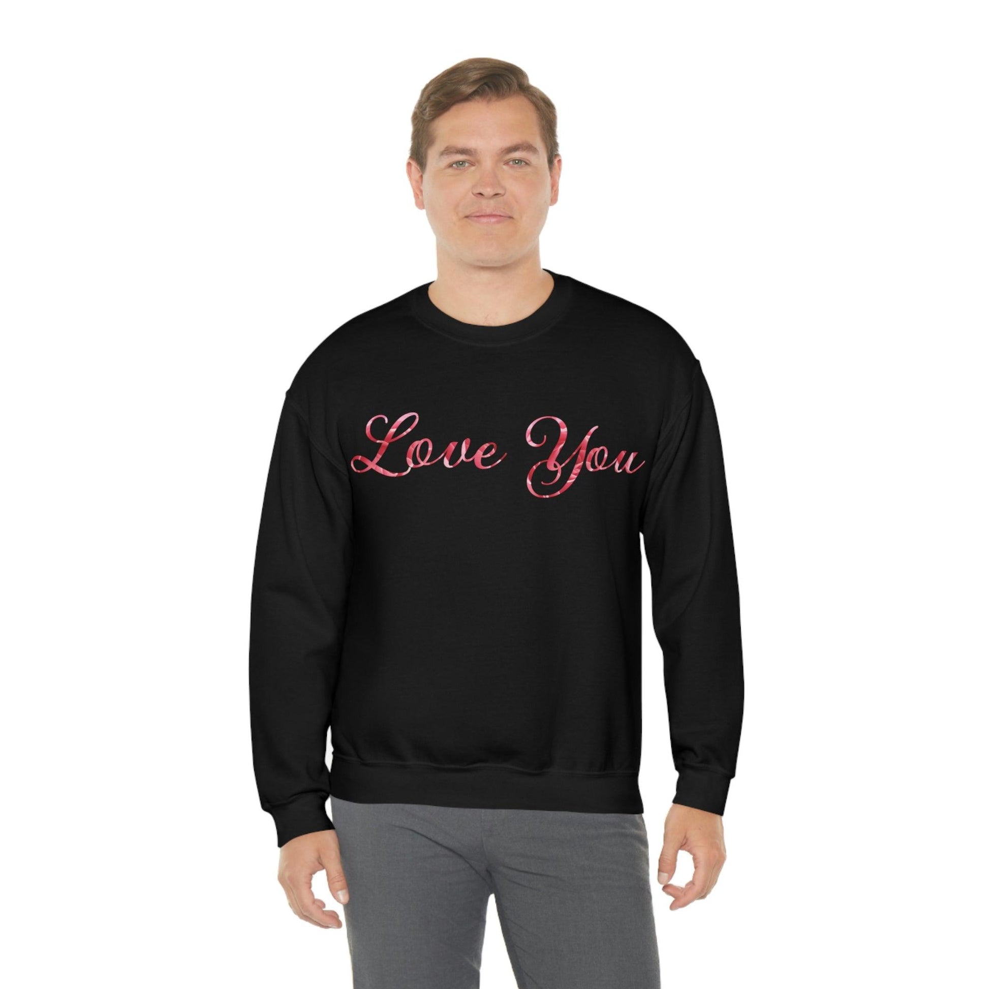 Love You Sweatshirt, love shirt, wedding gift, engagement gift, anniversary gift, couple shirt, matching shirt - Giftsmojo