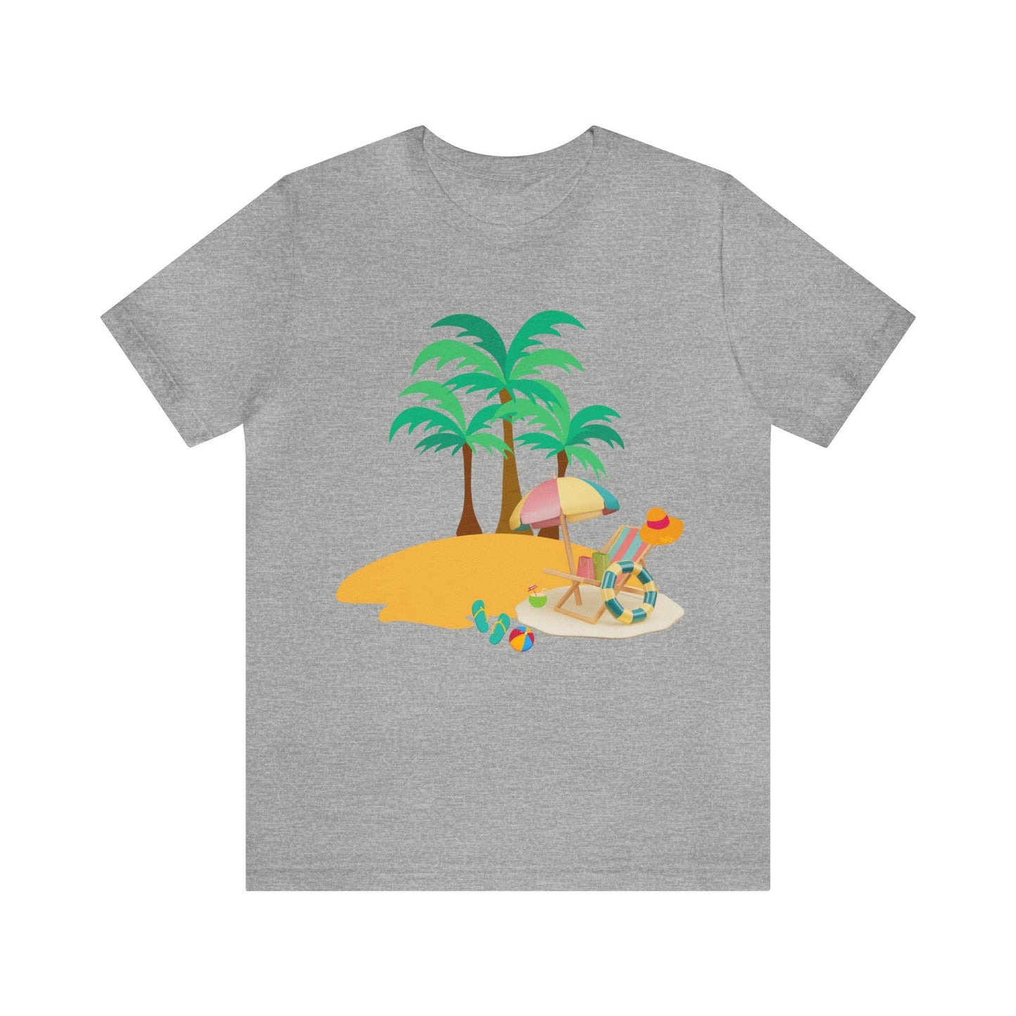 Beach shirt, Beach t-shirt, Summer shirt, Beachwear, Beach fashion, Tropical print, Trendy design, Stylish beach apparel - Giftsmojo