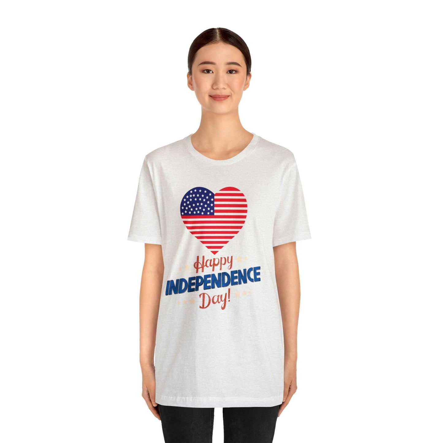 Happy Independence Day shirt, American flag shirt, Red, white, and blue shirt, Patriotic shirt, USA shirt - Giftsmojo