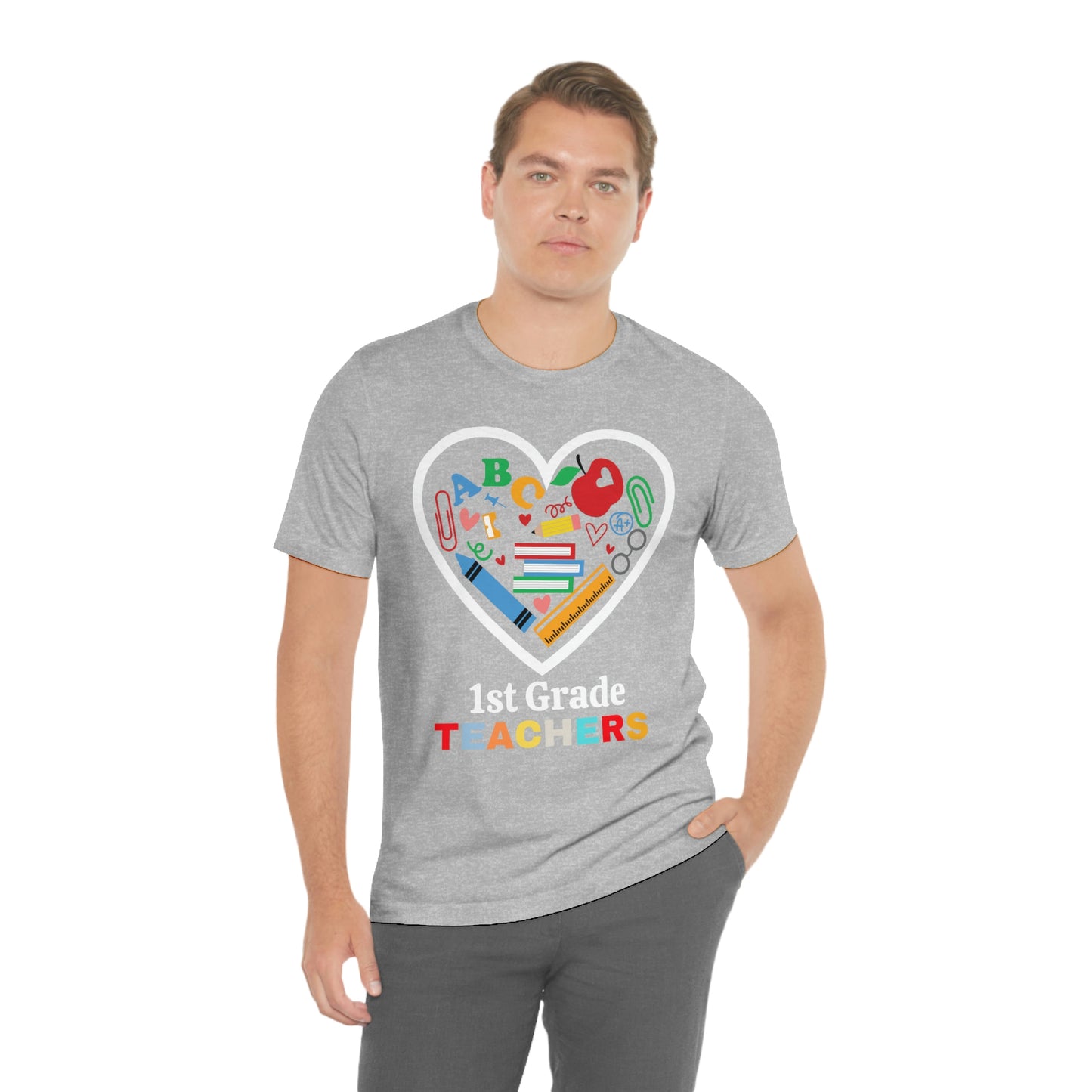 Love 1st Grade Teacher Shirt - Teacher Appreciation Shirt