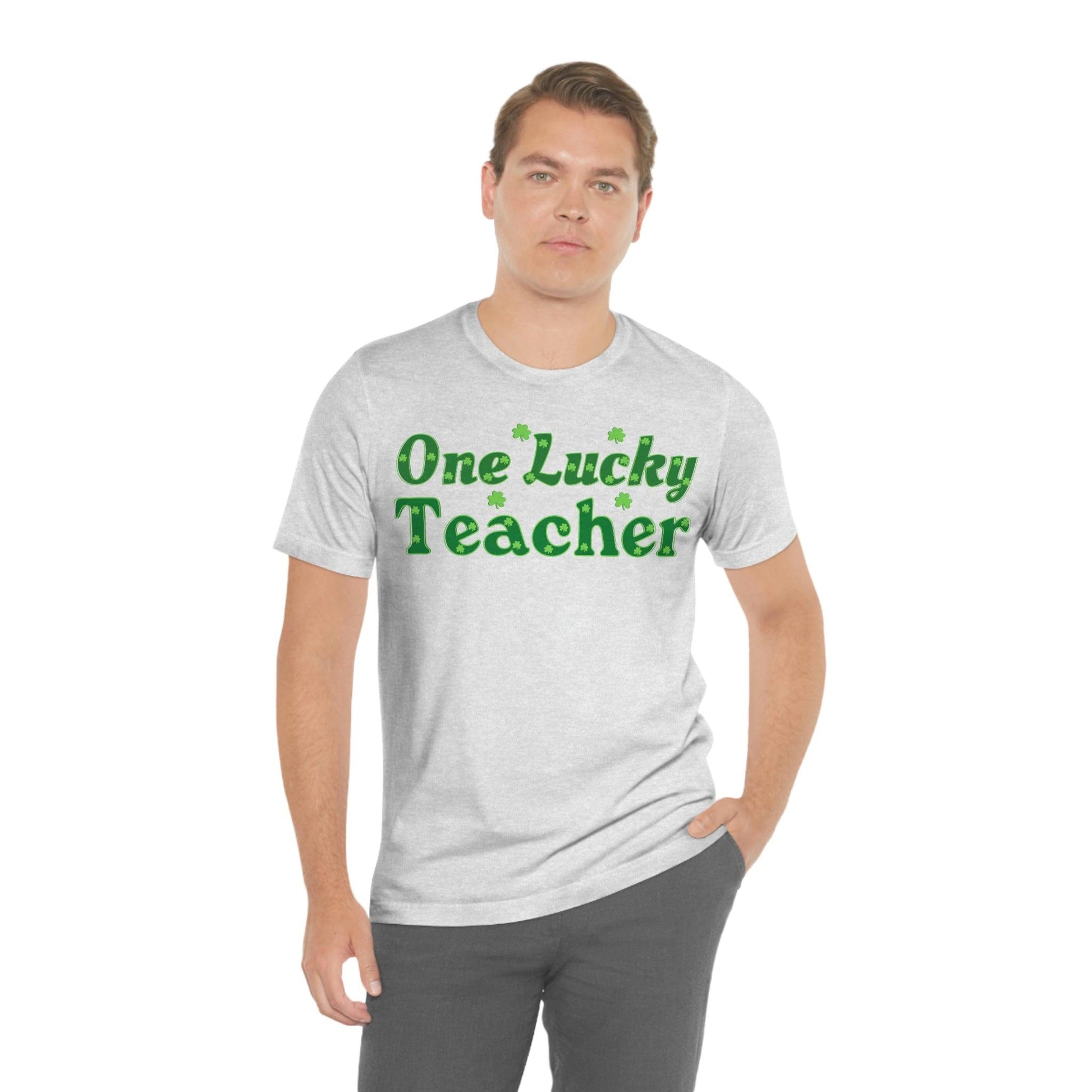 One Lucky Teacher Shirt feeling Lucky St Patrick's Day shirt - Funny St Paddy's day Funny Shirt - Giftsmojo